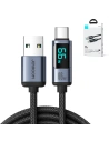 Kup Kabel Joyroom S-AC066A16 USB-C/USB-A 66W 1.2m LED display czarny - JYR752 - {ean13} - Sklep Home Screen