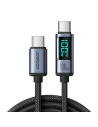 Kup Joyroom 1.2m Kabel S-CC100A16 USB-C/USB-C 100W LED-Display schwarz - JYR753 - {ean13} - Sklep Home Screen