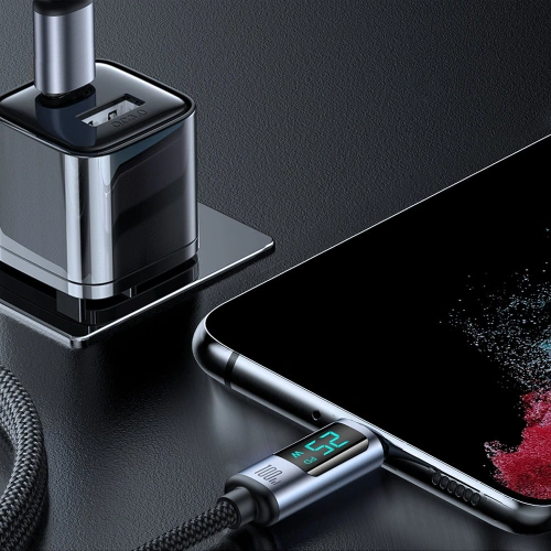 Kup Joyroom 1.2m Kabel S-CC100A16 USB-C/USB-C 100W LED-Display schwarz - JYR753 - {ean13} - Sklep Home Screen