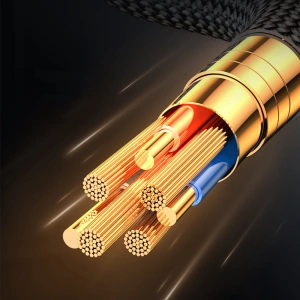 Kabel Joyroom S-CC100A16 USB-C/USB-C 100W 1.2m LED display czarny