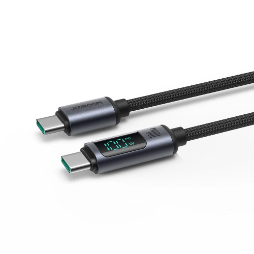 Kup Joyroom 1.2m Kabel S-CC100A16 USB-C/USB-C 100W LED-Display schwarz - JYR753 - {ean13} - Sklep Home Screen