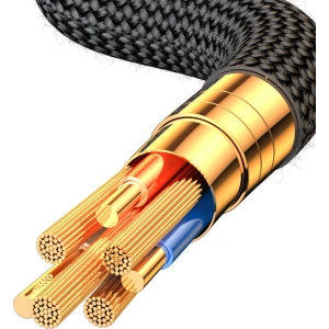 Kabel Joyroom S-CC100A16 USB-C/USB-C 100W 1.2m LED displej černý