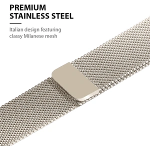 Kup Armband Crong Milano Steel Apple Watch 38/40/41/42 mm (champagner) - CRG605 - {ean13} - Sklep Home Screen
