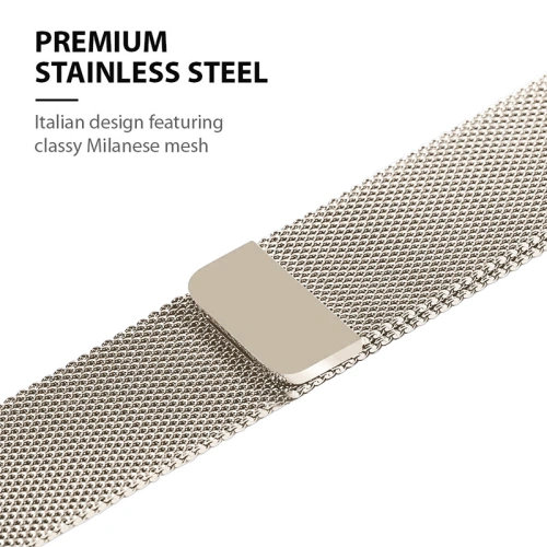 Kup Pasek bransoletă Crong Milano Steel Apple Watch 38/40/41/42 mm (șampanie) - CRG605 - {ean13} - Sklep Home Screen