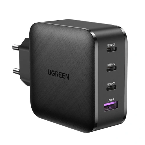 Kup Ładowarka sieciowa UGREEN CD224, 3x USB-C, 1x USB, Power Delivery 3.0, GaN, 65W (czarna) - UGR1650 - {ean13} - Sklep Home Screen