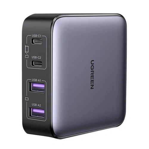 Kup UGREEN CD327 Nexode hálózati töltő, 2x USB-C, 2x USB-A, GaN, 65W (szürke) - UGR1656 - {ean13} - Sklep Home Screen