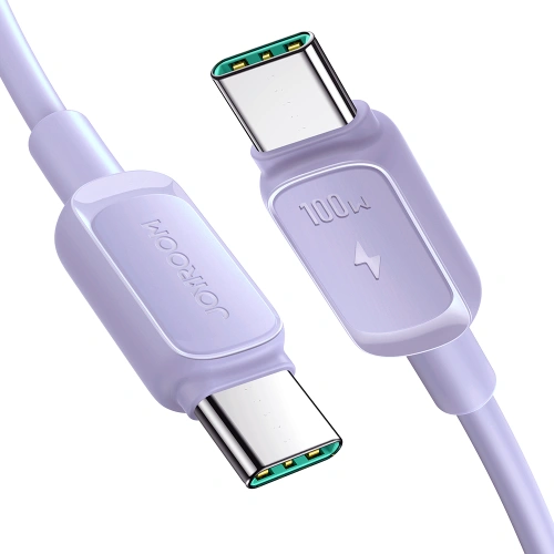 Kup Joyroom Cablu S-CC100A14 USB-C/USB-C 100W 1,2 m violet - JYR757 - {ean13} - Sklep Home Screen