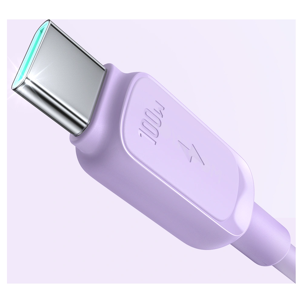 Kabel Joyroom S-CC100A14 USB-C/USB-C 100W 1,2 m fioletowy