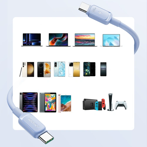 Kup Kabel Joyroom S-CC100A14 USB-C/USB-C 100W 1,2 m modrý - JYR758 - {ean13} - Sklep Home Screen