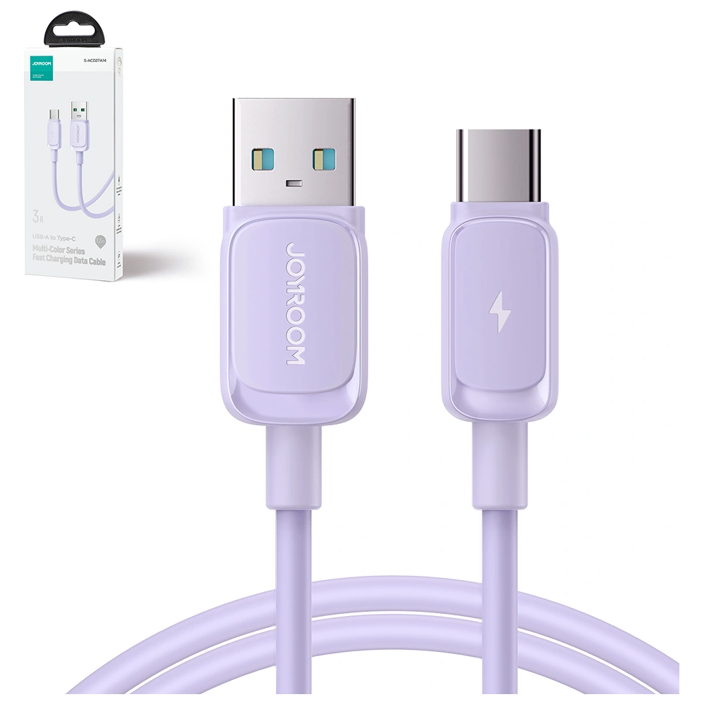 Kabel Joyroom S-AC027A14 USB-A/USB-C 3A 1,2m fioletowy