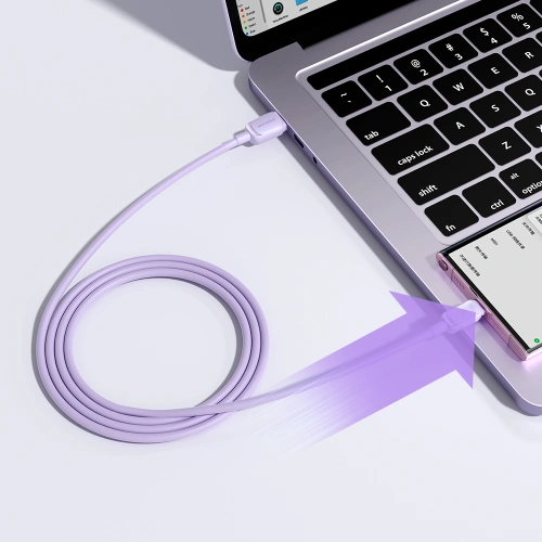 Kup Joyroom Cablu S-AC027A14 USB-A/USB-C 3A 1,2m violet - JYR761 - {ean13} - Sklep Home Screen