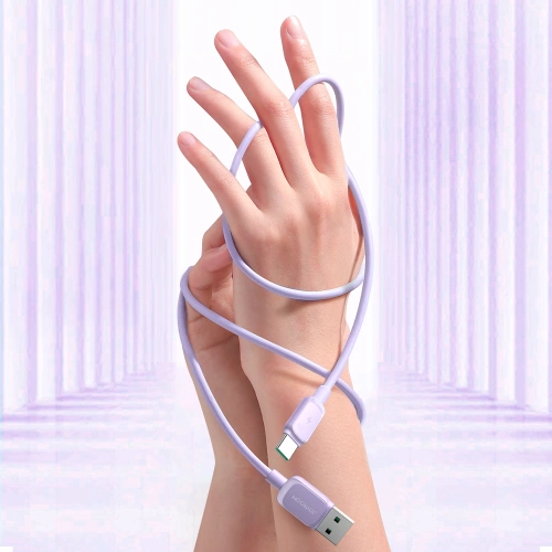 Kup Kabel Joyroom S-AC027A14 USB-A/USB-C 3A 1,2m fialový - JYR761 - {ean13} - Sklep Home Screen