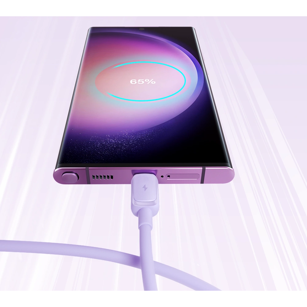 Kabel Joyroom S-AC027A14 USB-A/USB-C 3A 1,2m fioletowy