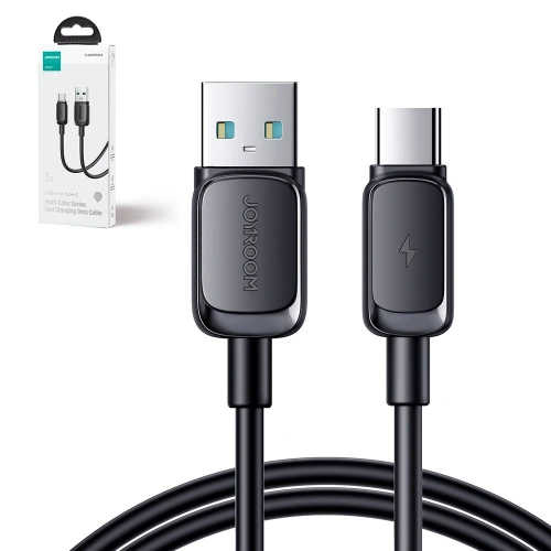 Kup Kabel Joyroom S-AC027A14 USB-A/USB-C 3A 1,2m czarny - JYR763 - {ean13} - Sklep Home Screen
