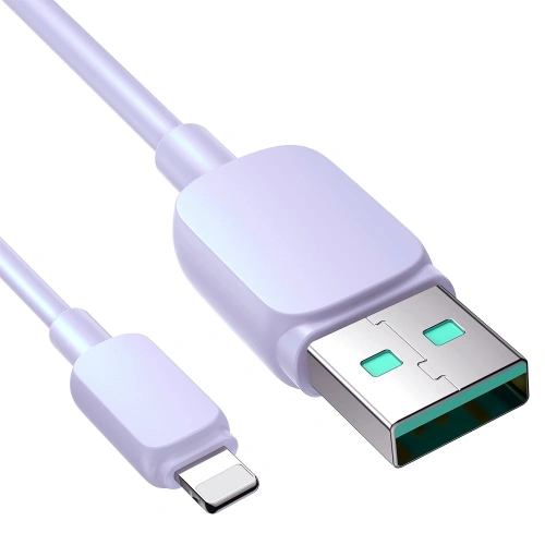Kup Joyroom Cablu S-AL012A14 USB-A/Lightning 2.4A 1.2m violet - JYR765 - {ean13} - Sklep Home Screen