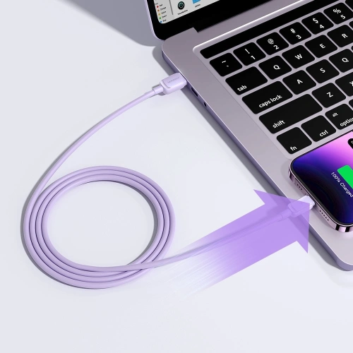 Kup Joyroom Cablu S-AL012A14 USB-A/Lightning 2.4A 1.2m violet - JYR765 - {ean13} - Sklep Home Screen