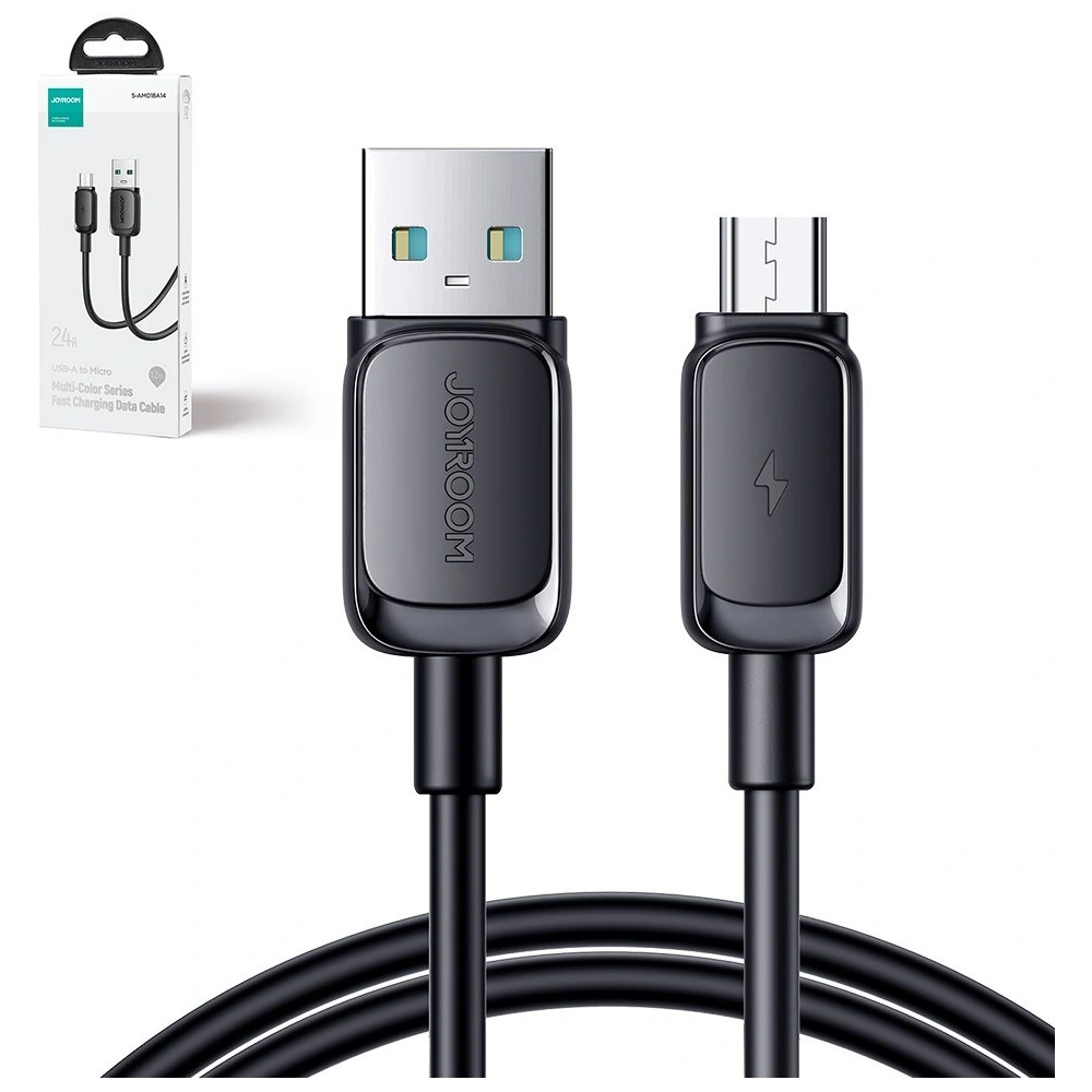 Kabel Joyroom S-AM018A14 USB-A/microUSB 2.4A 1,2m czarny