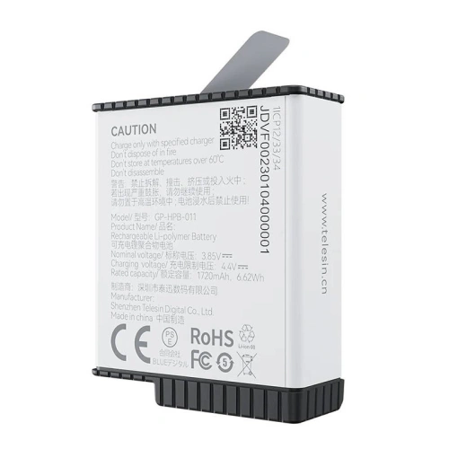 Buy TELESIN GoPro Hero 11/Hero 10/Hero 9 Battery (GP-HPB-011) - TLS122 - {ean13} - Home Screen Store Europe
