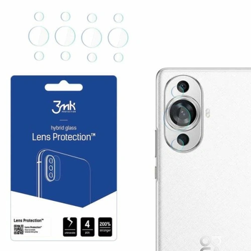 Kup 3MK Sticlă hibridă pentru obiectivul aparatului foto Lentilele protejează Huawei Nova 11 Pro [4 PACK] - 3MK5044 - {ean13} - Sklep Home Screen