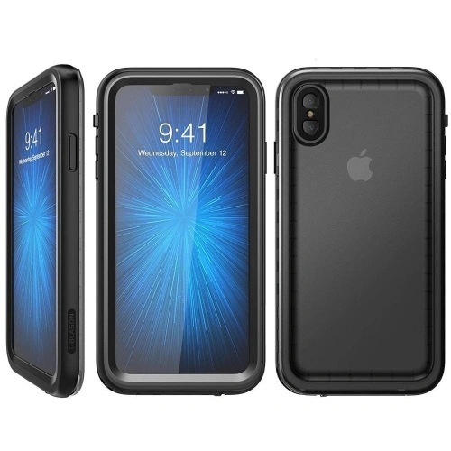 Buy Waterproof Case Supcase IBLSN Aegis IP68 Apple iPhone XS Max Frost/Black - SPC025FROBLK - {ean13} - Home Screen Store Europe