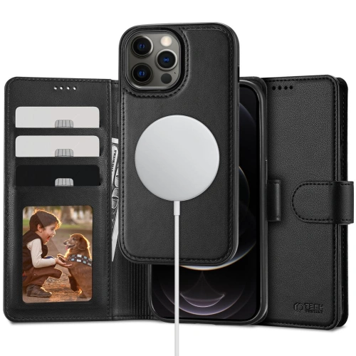 Kup Etui Tech-Protect Wallet MagSafe Apple iPhone 12/12 Pro Fekete - THP2091 - {ean13} - Sklep Home Screen