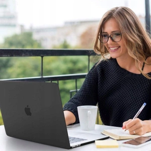 Tech-Protect Apple Tasche Smartshell MacBook Air 15 2023 Glitter Klar