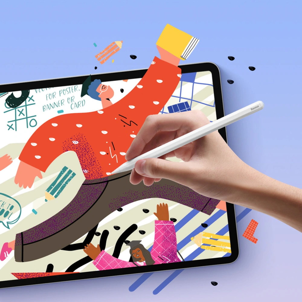 Rysik stylus Baseus Smooth Writing 2 Series Dual Charging biały