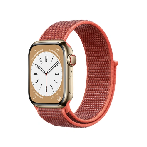 Kup Pasek Crong Nylon Apple Watch 4/5/6/7/SE/8/9/10 40/41/42mm (Slunečný meruňka) - CRG609 - {ean13} - Sklep Home Screen
