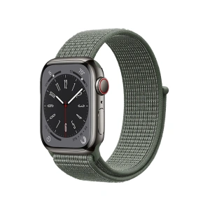 Kup Crong Nylon Apple Watch 4/5/6/7/SE/8/9/Ultra 44/45/49mm (Militärgrün) - CRG610 - {ean13} - Sklep Home Screen
