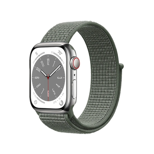 Kup Crong Nylon Apple Watch 4/5/6/7/SE/8/9/Ultra 44/45/49mm (Militärgrün) - CRG610 - {ean13} - Sklep Home Screen