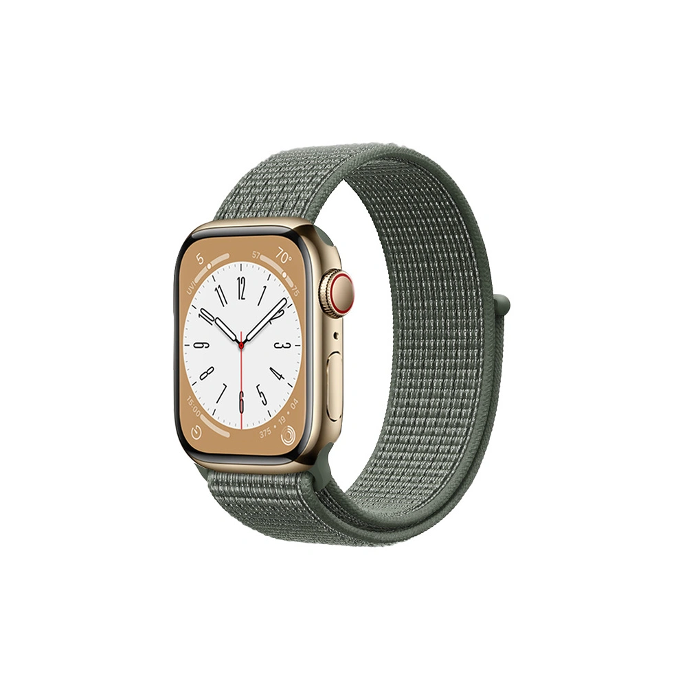Pasek Crong Nylon Apple Watch 4/5/6/7/SE/8/9/Ultra 44/45/49mm (Military Green)