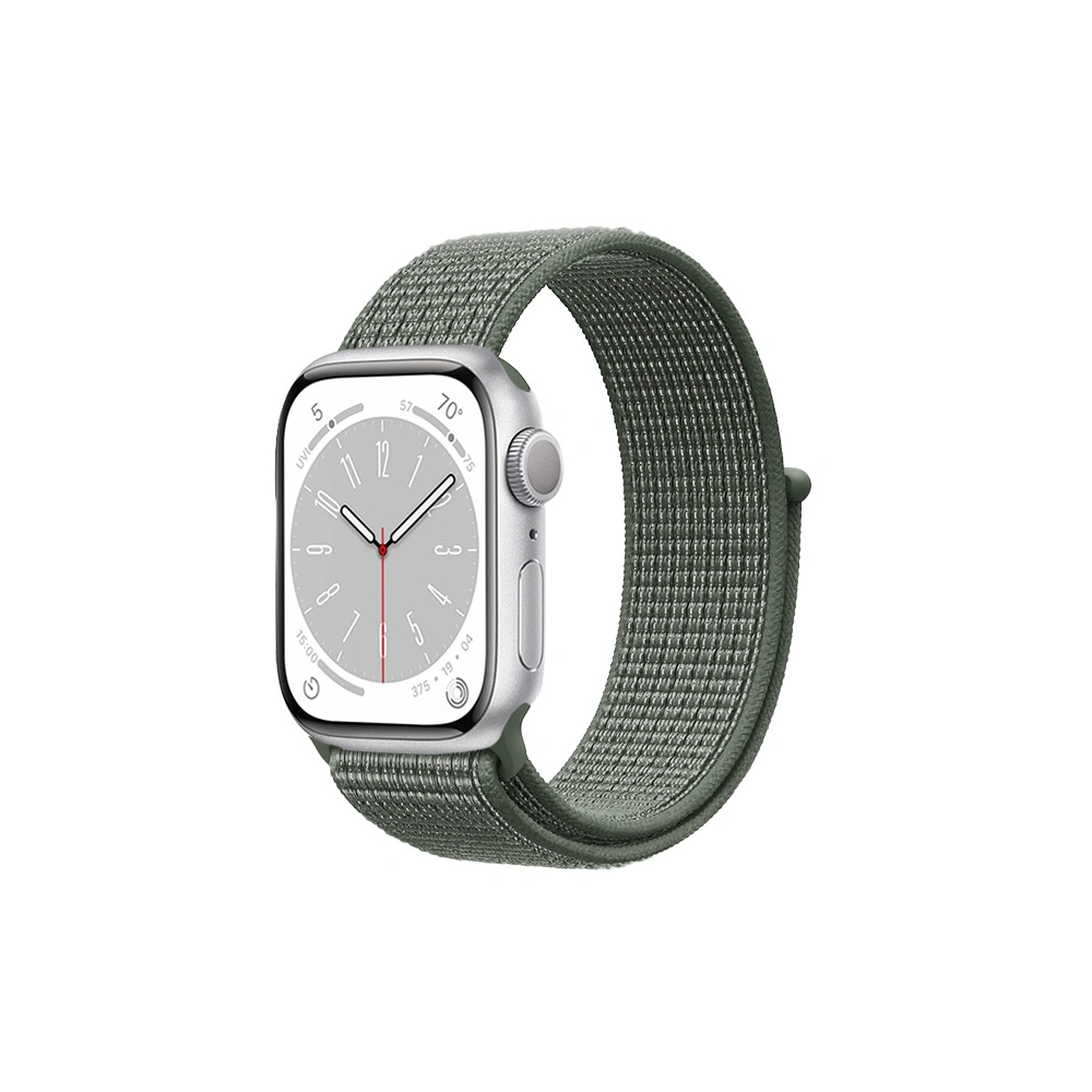 Pasek Crong Nylon Apple Watch 4/5/6/7/SE/8/9/Ultra 44/45/49mm (Military Green)