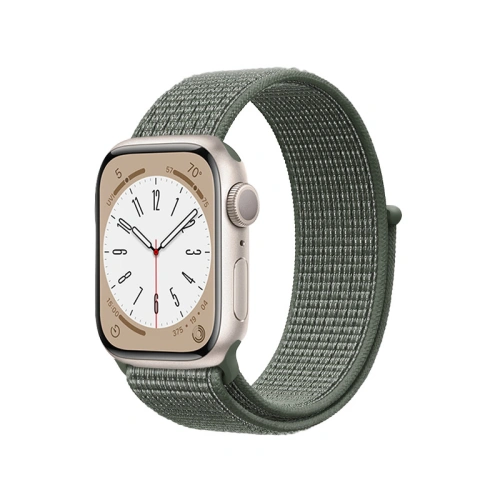 Kup Crong Nylon Apple Watch 4/5/6/7/SE/8/9/Ultra 44/45/49mm (Militärgrün) - CRG610 - {ean13} - Sklep Home Screen