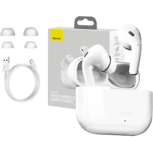 TWS fülhallgató Baseus Encok W3 Bluetooth 5.0 (fehér)
