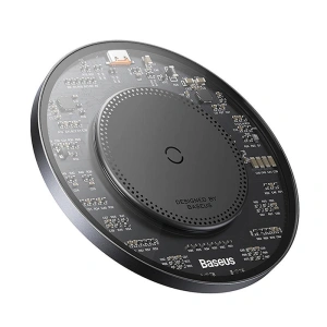 Kup Baseus Încărcător wireless Simple 2 15W + cablu USB-C/USB-C (negru) - BSU4391 - {ean13} - Sklep Home Screen