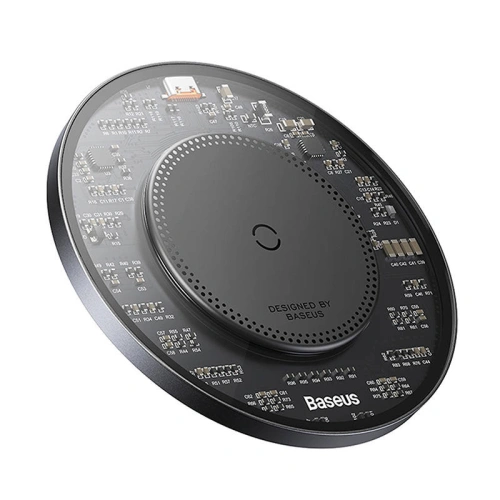 Kup Baseus Încărcător wireless Simple 2 15W + cablu USB-C/USB-C (negru) - BSU4391 - {ean13} - Sklep Home Screen