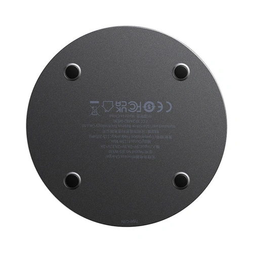 Buy Baseus Simple 2 Wireless Charger 15W + USB-C/USB-C Cable (black) - BSU4391 - {ean13} - Home Screen Store Europe