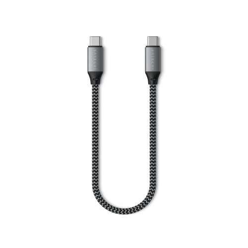 Kup Kable Satechi USB-C/USB-C 100W 25cm (space gray) - STH58 - {ean13} - Sklep Home Screen