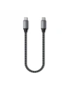 Kup Kable Satechi USB-C/USB-C 100W 25cm (space gray) - STH58 - {ean13} - Sklep Home Screen