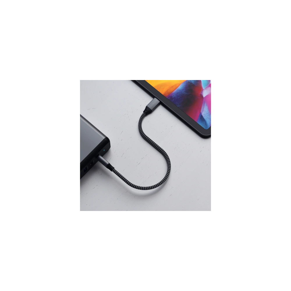 Kable Satechi USB-C/USB-C 100W 25cm (space gray)