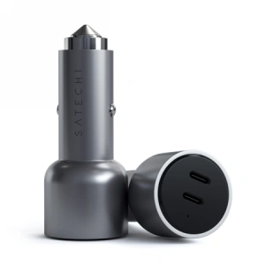 Kup Ładowarka samochodowa Satechi Dual 40W 2x USB-C PD (black) - STH59 - {ean13} - Sklep Home Screen