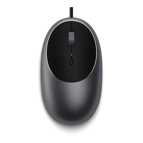 Kup Optikai egér Satechi C1 USB-C vezetékes egér (űrszürke) - STH64 - {ean13} - Sklep Home Screen