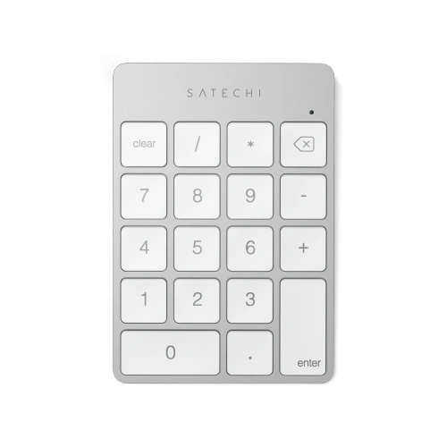 Kup Bezdrátová numerická klávesnice Satechi Slim Wireless Keypad Aluminium Bluetooth (stříbrná) - STH66 - {ean13} - Sklep Home Screen