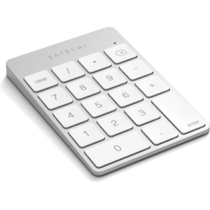 Kup Bezdrátová numerická klávesnice Satechi Slim Wireless Keypad Aluminium Bluetooth (stříbrná) - STH66 - {ean13} - Sklep Home Screen