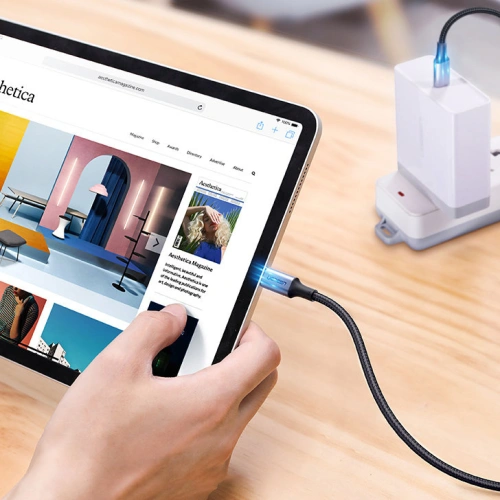 Kup UGREEN US316 Cablu USB-C/USB-C 100W PD QC FCP 5A 3m gri - UGR1661 - {ean13} - Sklep Home Screen