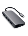 Satechi HUB Adapter USB-C Multimedia Adapter USB-C PD, 3x USB-A, HDMI 4K, micro/SD Kartenleser