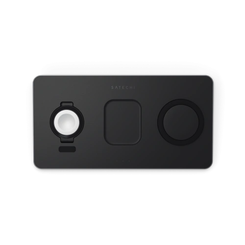 Kup Magnetická bezdrátová nabíječka Satechi Trio Wireless Charging Pad (Apple Watch 2,5W, AirPods 5W, iPhone 7,5W) - STH71 - {ean13} - Sklep Home Screen