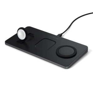 Kup Ładowarka bezprzewodowa magnetyczna Satechi Trio Wireless Charging Pad (Apple Watch 2,5W, AirPods 5W, iPhone 7,5W) - STH71 - {ean13} - Sklep Home Screen