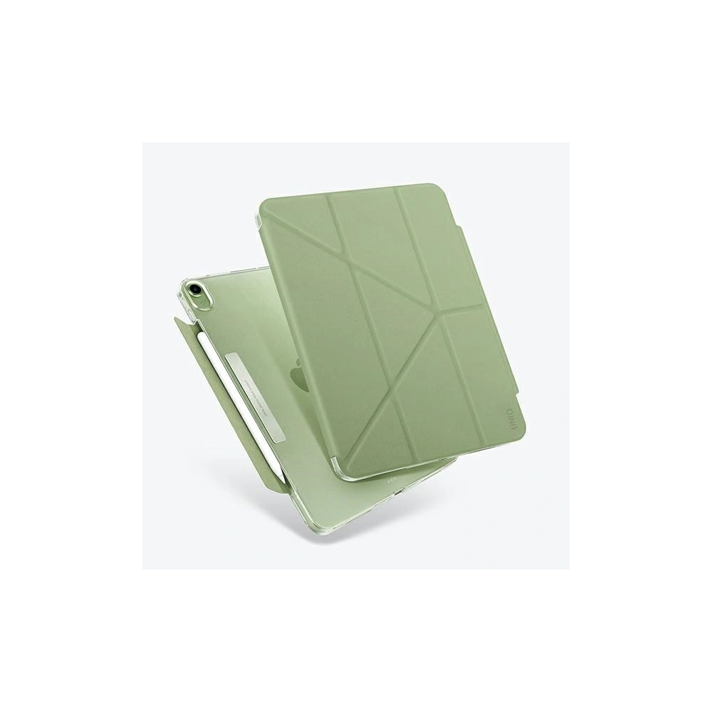 [OUTLET] Etui UNIQ Camden Apple iPad Air 10.9 2020/2022 (4. i 5. generacji) / iPad Air 11 2024 (6. generacji) zielony/sage green Antimicrobial