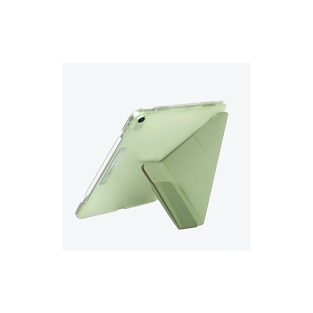 [OUTLET] Etui UNIQ Camden Apple iPad Air 10.9 2020/2022 (4. i 5. generacji) / iPad Air 11 2024 (6. generacji) zielony/sage green Antimicrobial